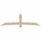 Ekena Millwork Bellingham Smooth Timber Gable Bracket, Douglas Fir, 96"W x 28"H x 1 1/2"D x 5 1/2"F, 7/12 Pitch GBW096X28X0206BEL00SDF - alternate 1
